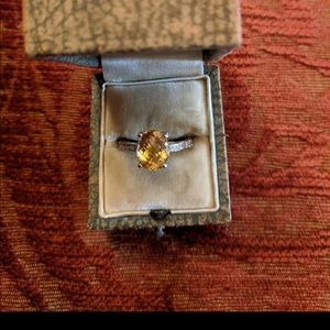 8.25 Citrine 10kt ring